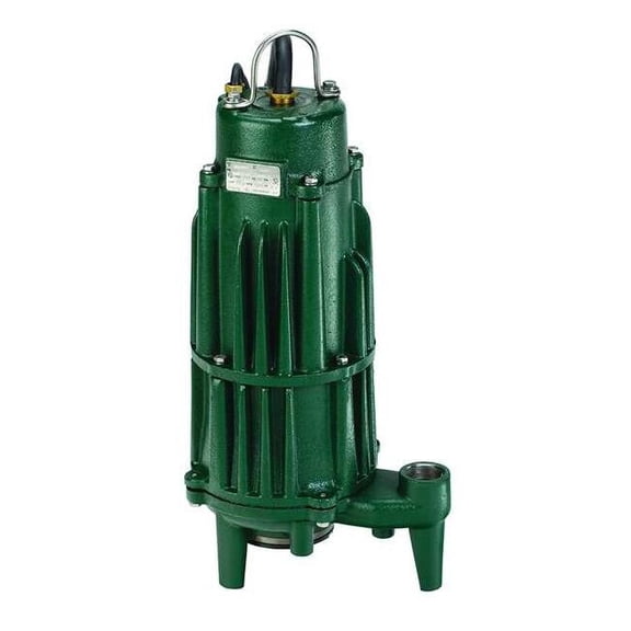 Zoeller Grinder Pump,2 HP,230V,3 Phase 840-0006