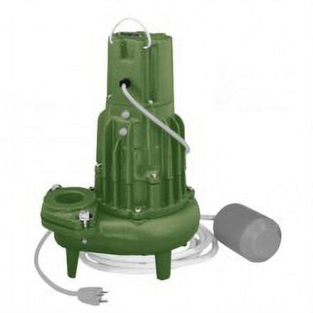 Zoeller 2282-0006, Model BE2282 High Temperature Submersible Pump, 0.5 HP, 230V, 1PH, 10' VLFS, 2" Discharge, 15 ft. Cord, Automatic