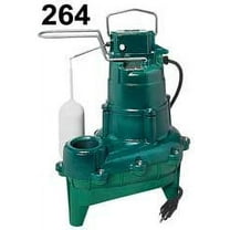 Zoeller 4/10 HP 115V Automatic Sewage Pump w/ 9ft Cord - 264-0001