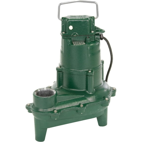 Zoeller 264-0002, Model N264, Waste-Mate 264 Series, Sewage Pump, 4/10 HP, 115 Volts, 1 Phase, 9.4 Amps, 2" NPT Discharge, 90 GPM Max, 18 ft Max Head, 15 ft Cord, Manual