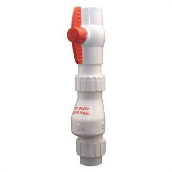 Zoeller Swing Check Valve,PVC,1-1/2",Weld 30-0046