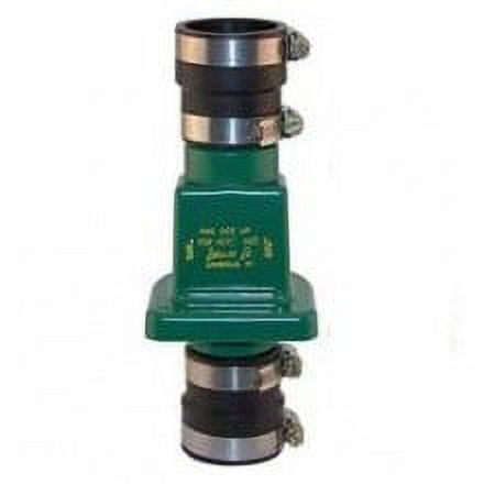 Zoeller 30-0200, Stainless Steel Slip x Slip Full-Flow Union Check Valve With Stainless Steel Fasteners and Clamps, Fits Both 1-1/4" and 1-1/2" Discharge Pipe