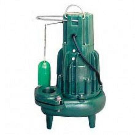 Zoeller 382-0002, Model N282, Waste-Mate 280 Series Sewage Pump, 1/2 Hp, 115 Volts, 1 Phase