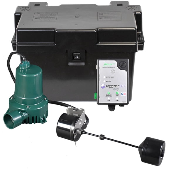 Zoeller 507-0005 Basement Sentry 12 Volt DC Backup Sump Pump