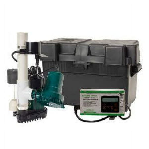 Zoeller 508-0007 Sump Pump System with Primary M98 & Model 508 Aquanot 12V Battery Back-Up