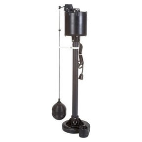 Zoeller 82-0001, Model M82 Old Faithful Pedestal Pump, 1/3 HP, 115 Volts, 1 Phase, 5.7 Amps, 1-1/2" FPT Discharge, 50 GPM Max, 21 ft Max Head, 7-1/2 ft Cord, Automatic