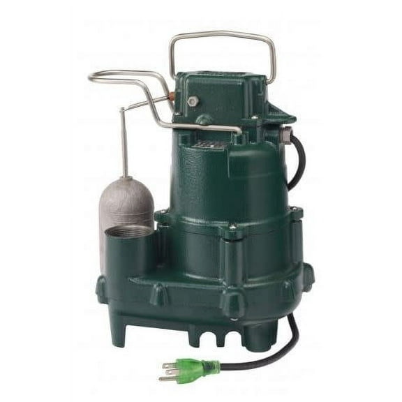 Zoeller 95-0001 0.5HP Premium Cast Iron Submersible Sump Pump with Vertical Float Switch