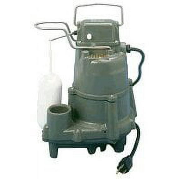 Zoeller 98-0003 1/2 Hp 230V Cast Iron Submersible Sump Pump (D98) - Green