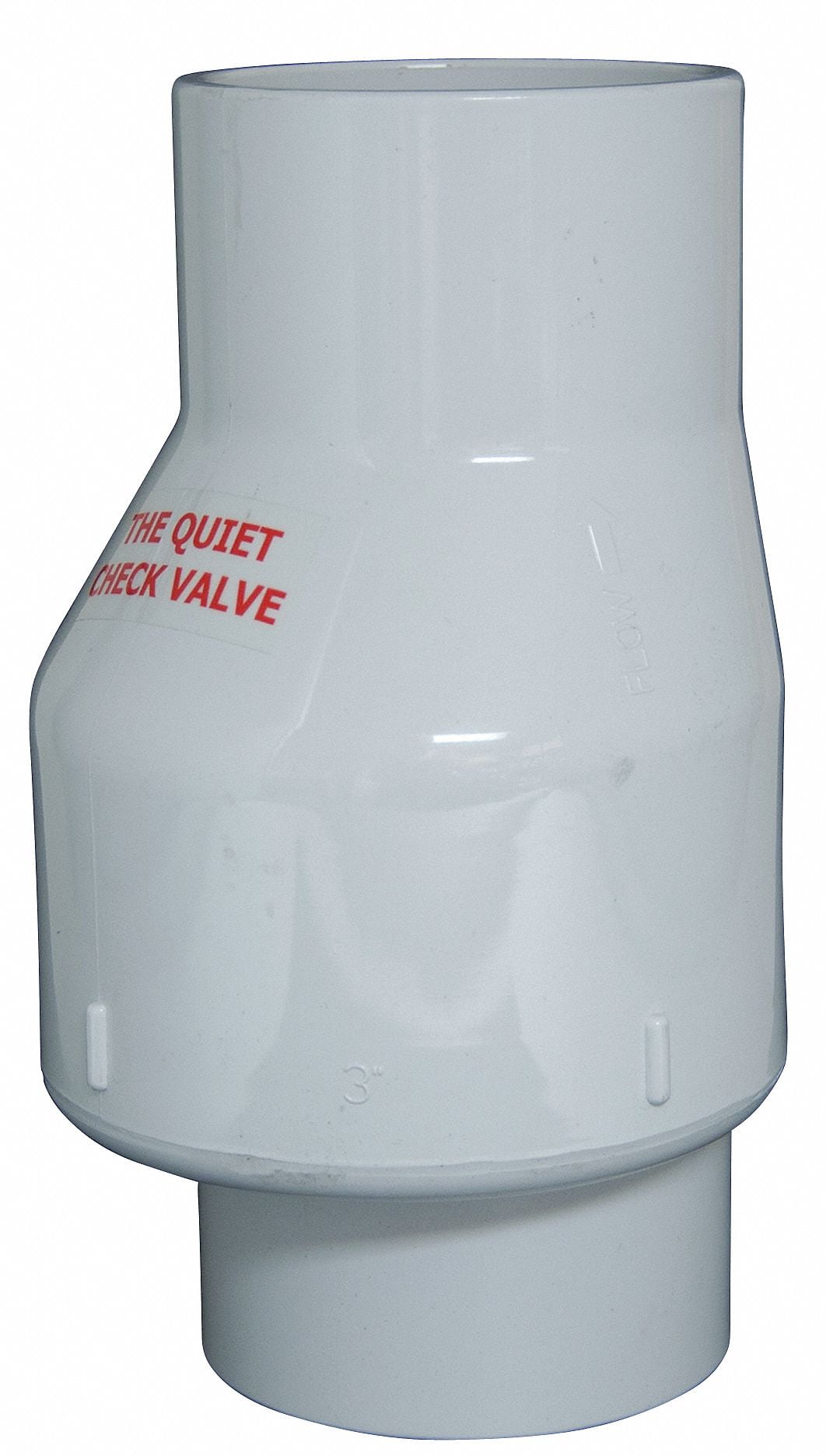 Zoeller Swing Check Valve,PVC,3",Solvent Weld 300044