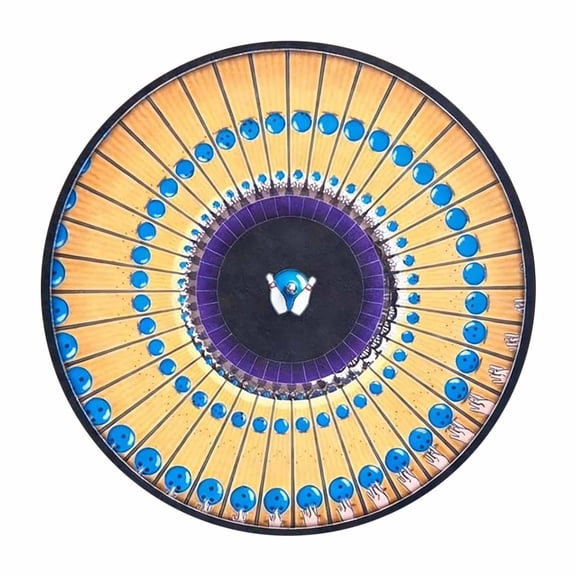Zoetrope Motion Record Player Mat 12 Inch Kinetic Visual Art Display