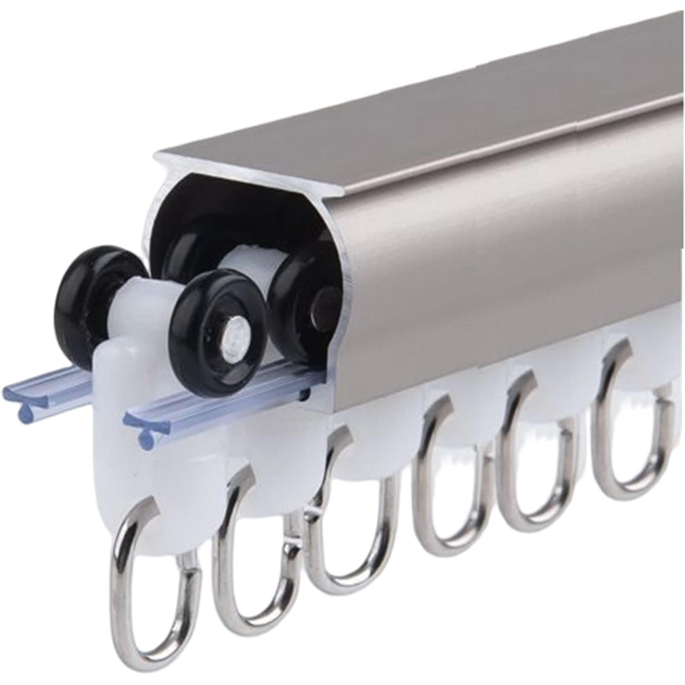 Zoever Room Divider Track System With Rollers And Accessories, Ceiling