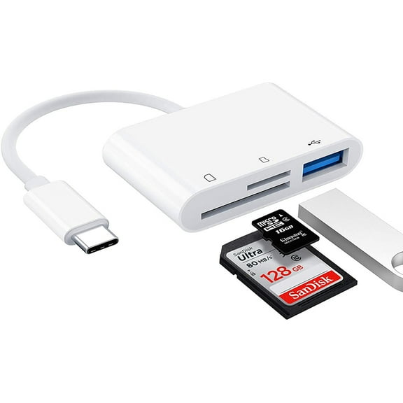 Zoevue USB Type C Memory Card Reader, for Micro SD/SD/SDHC Cards
