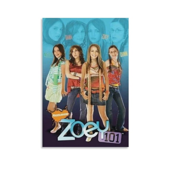 Zoey 101 Nostalgic Teen TV Show Canvas Wall Art ) Wall Art Poster Scroll Canvas Painting Picture Living Room Decor Home