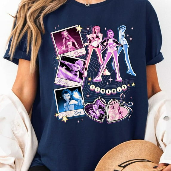 Zoey Showcase Retro Neon Poster T-Shirt Unisex, Sizes S-5XL, Tbun