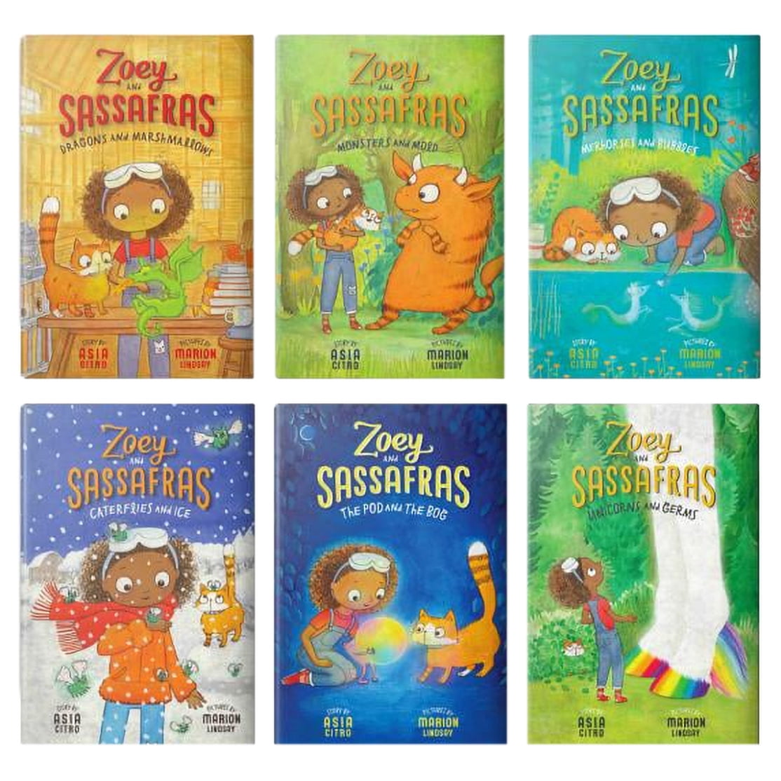 INNOVATION PRESS Zoey and Sassafras Books 1-6 Pack