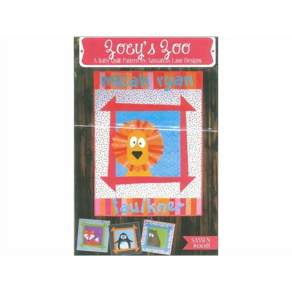 Zoeys Zoo Baby Quilt Pattern by Sassafras Lane Designs