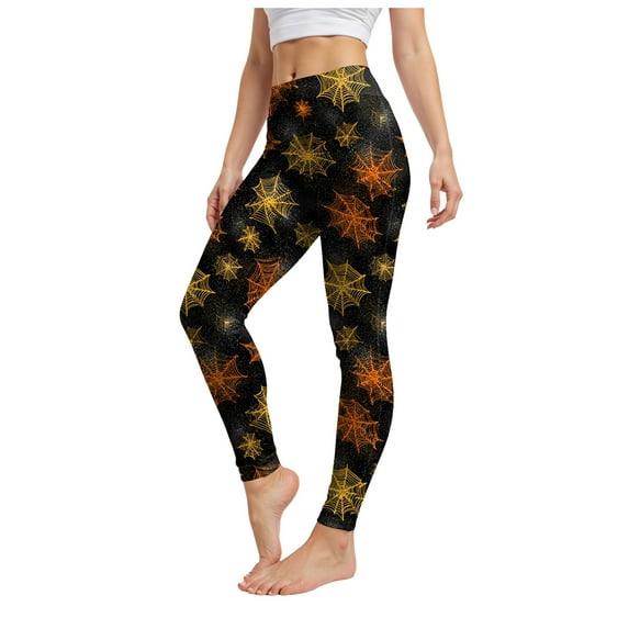 Zofedap Tummy Control Workout Leggings for Women, High Waisted Yoga Pants for Women, No See Through Gym Capri Leggings for Running Red for Size L