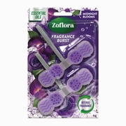 Zoflora Midnight Blooms Rim Blocks Toilet Freshener, Duo Pack, 2 x 48g