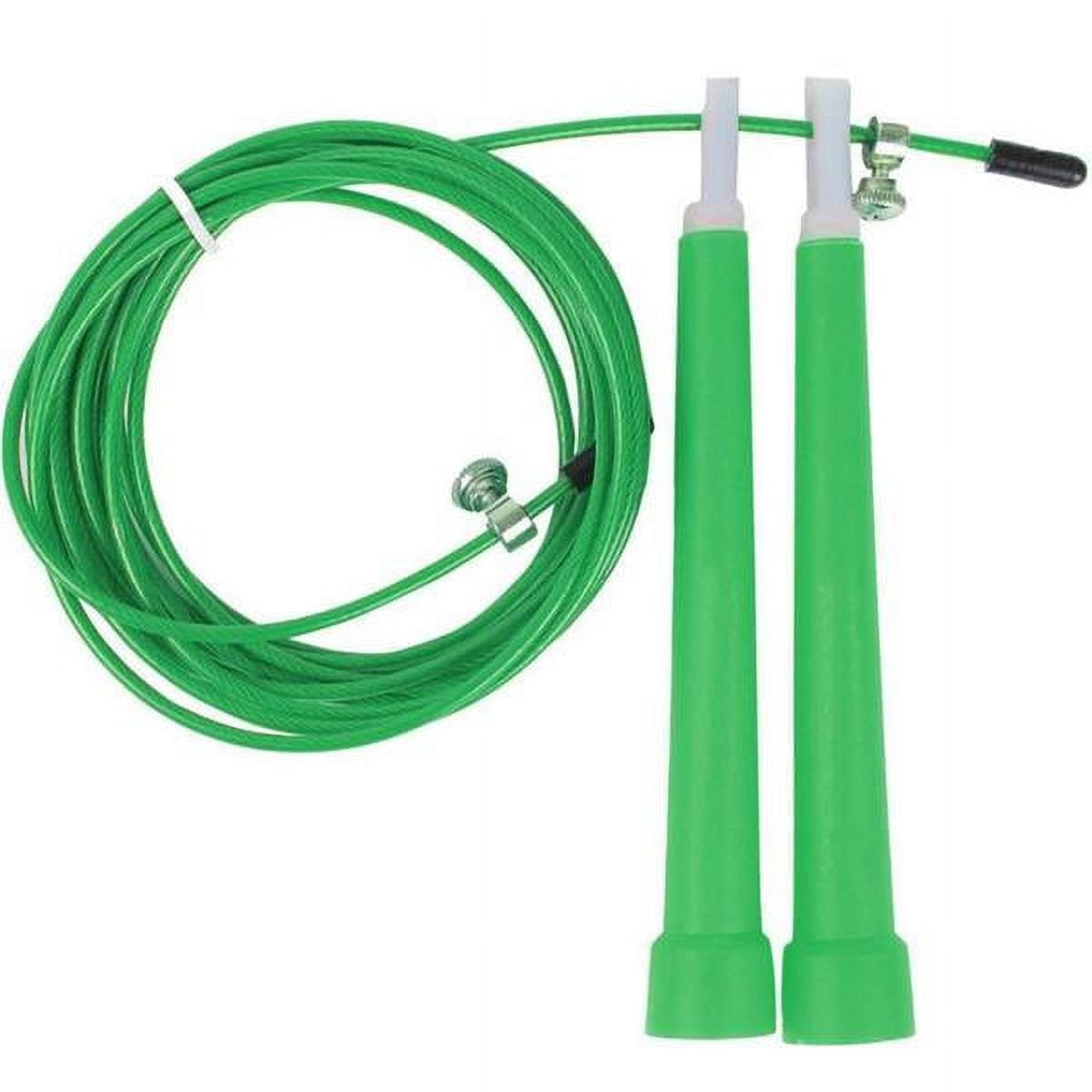 ZogeeZ Speed Skipping Green Jump Rope Adjustable Fitness Wire Crossfit ...