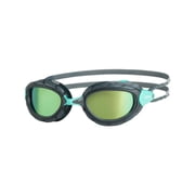 Zoggs Predator Titanium Reactor Swim Goggles Advanced Ultra Fit Wiro Frame - Regular
