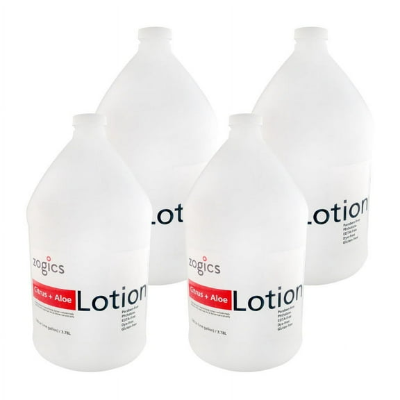 Zogics Body Lotion, Citrus + Aloe (4 gallons/case)
