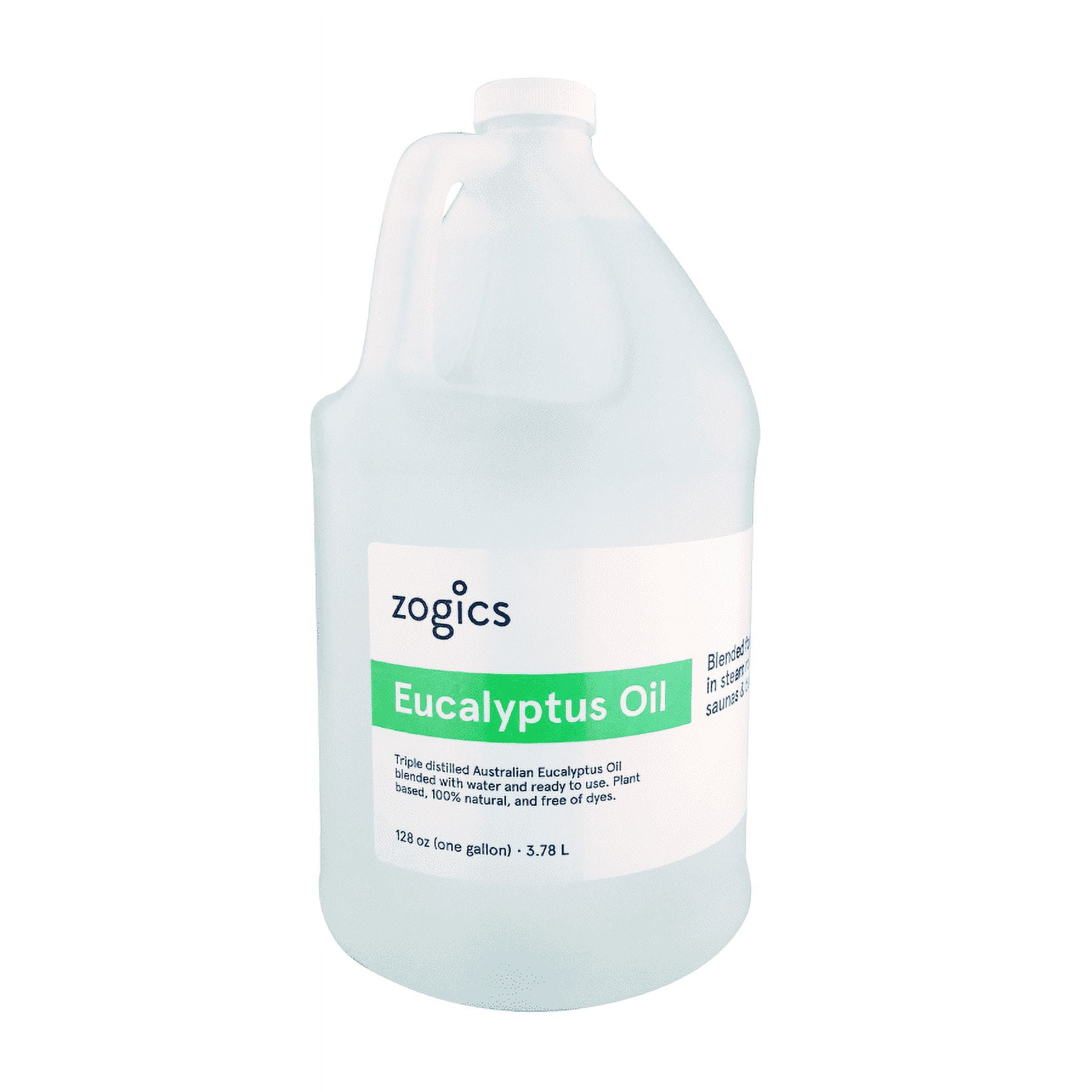 Zogics Eucalyptus Oil Blend for Steam Room Oil (1 gallon)