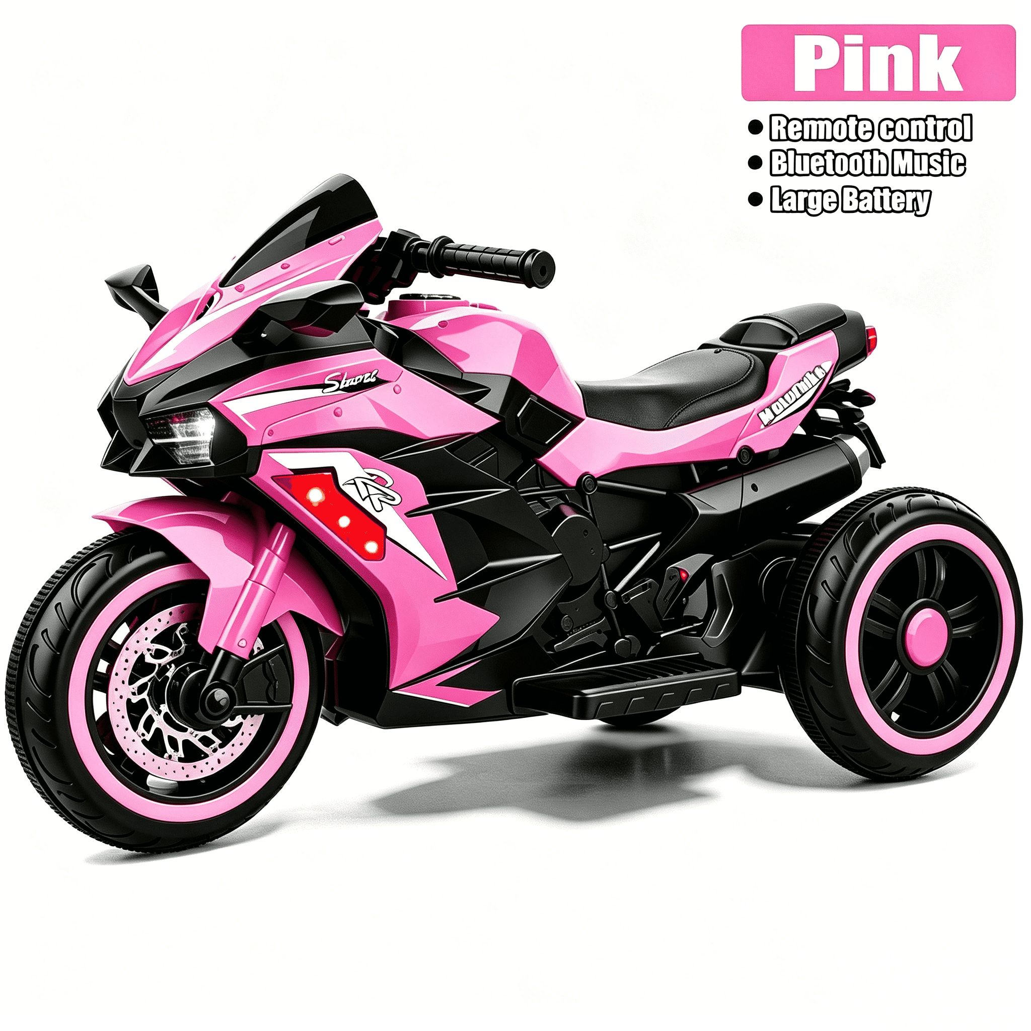 ZOGYMOZ 12V Electric Motorcycle for Girls,Battery Powered