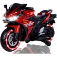 thumbnail image 1 of Zogymoz Kid Motorcycle,12V Kids Electric Motorcycle with Hand Throttle,Ride On Motorbike Max Load 88LB (Red), 1 of 8