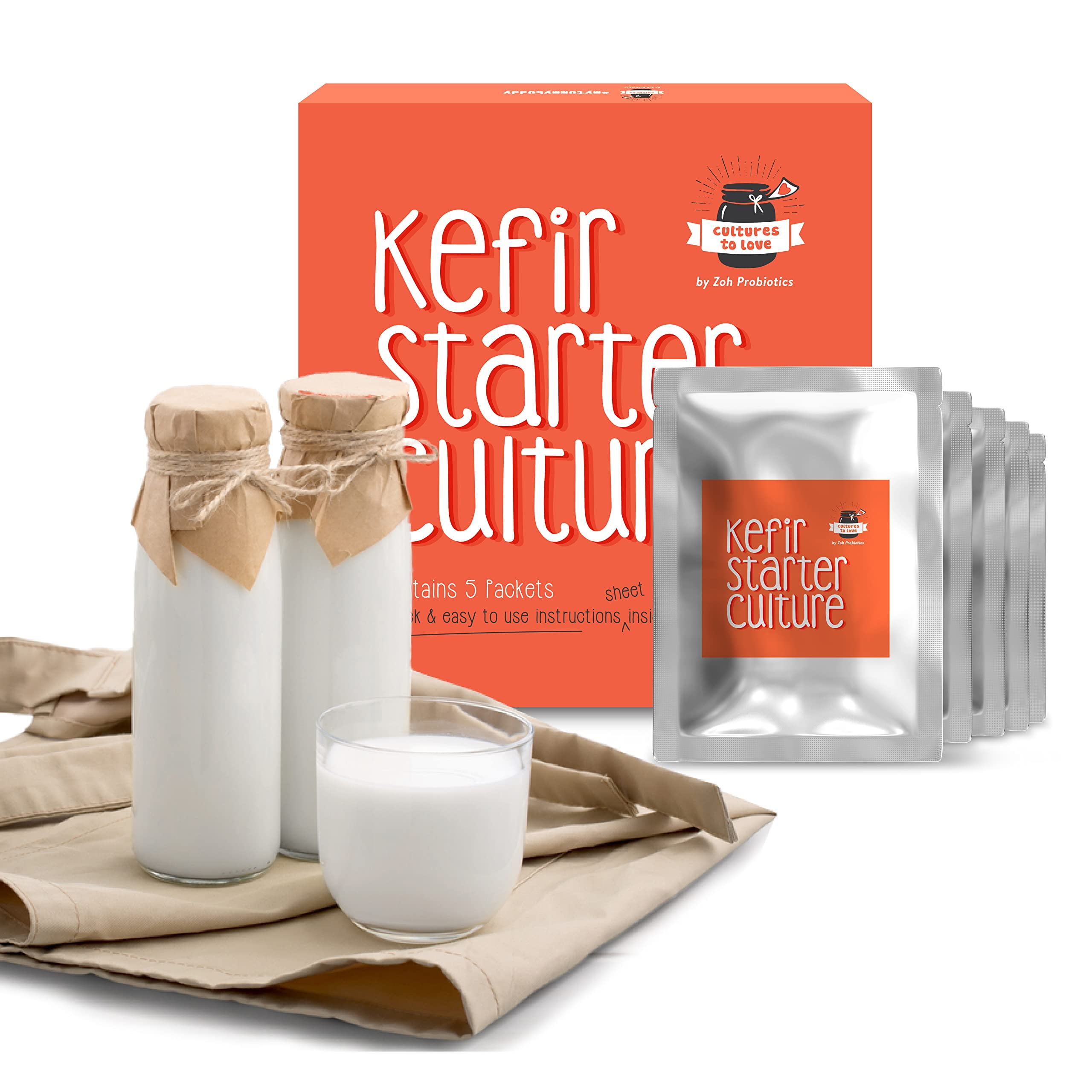 Zoh Probiotics Milk Kefir Starter Culture With 5560 Strains Of