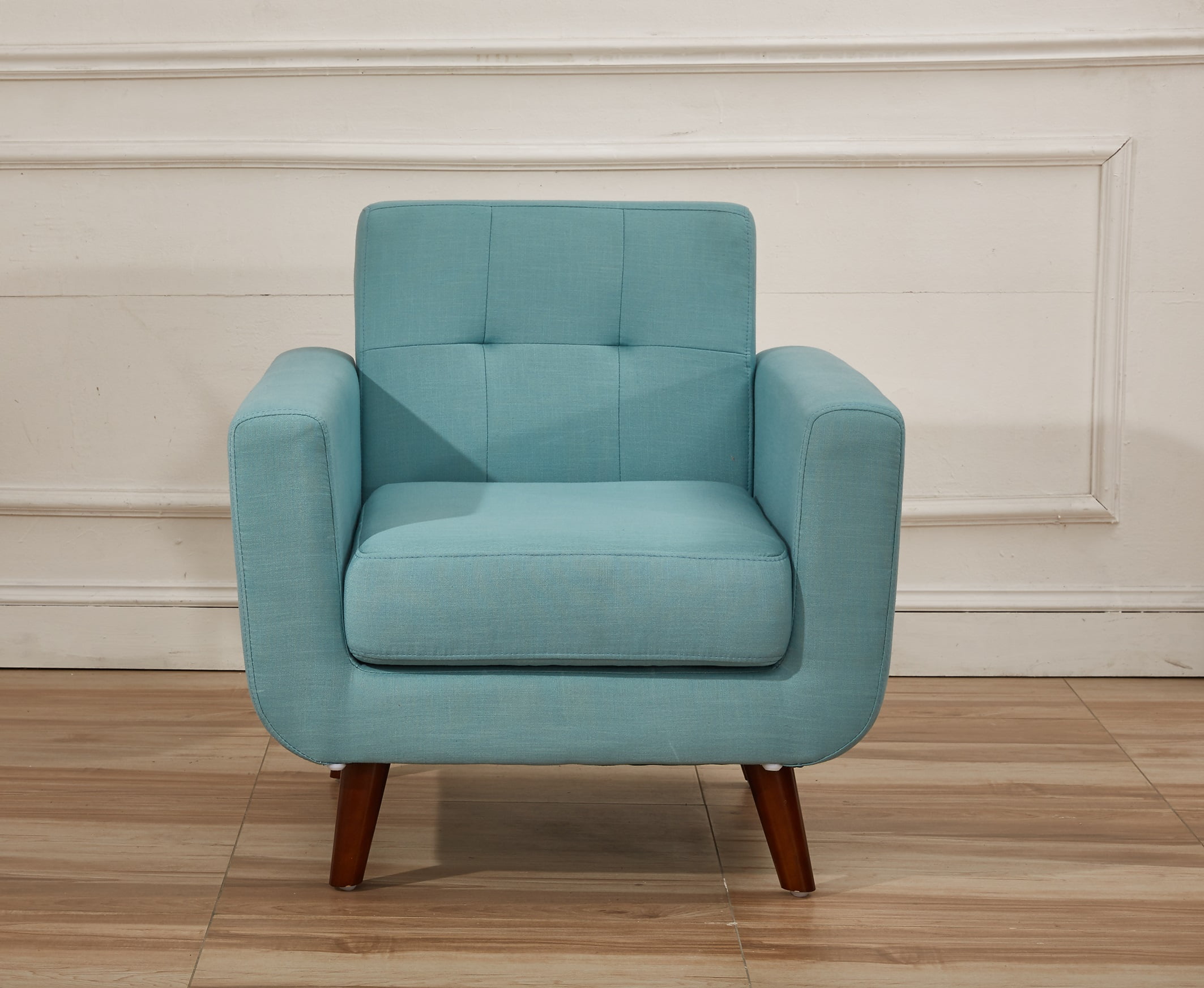 Zohaib 31.1'' Wide Tufted Linen Lounge Chair