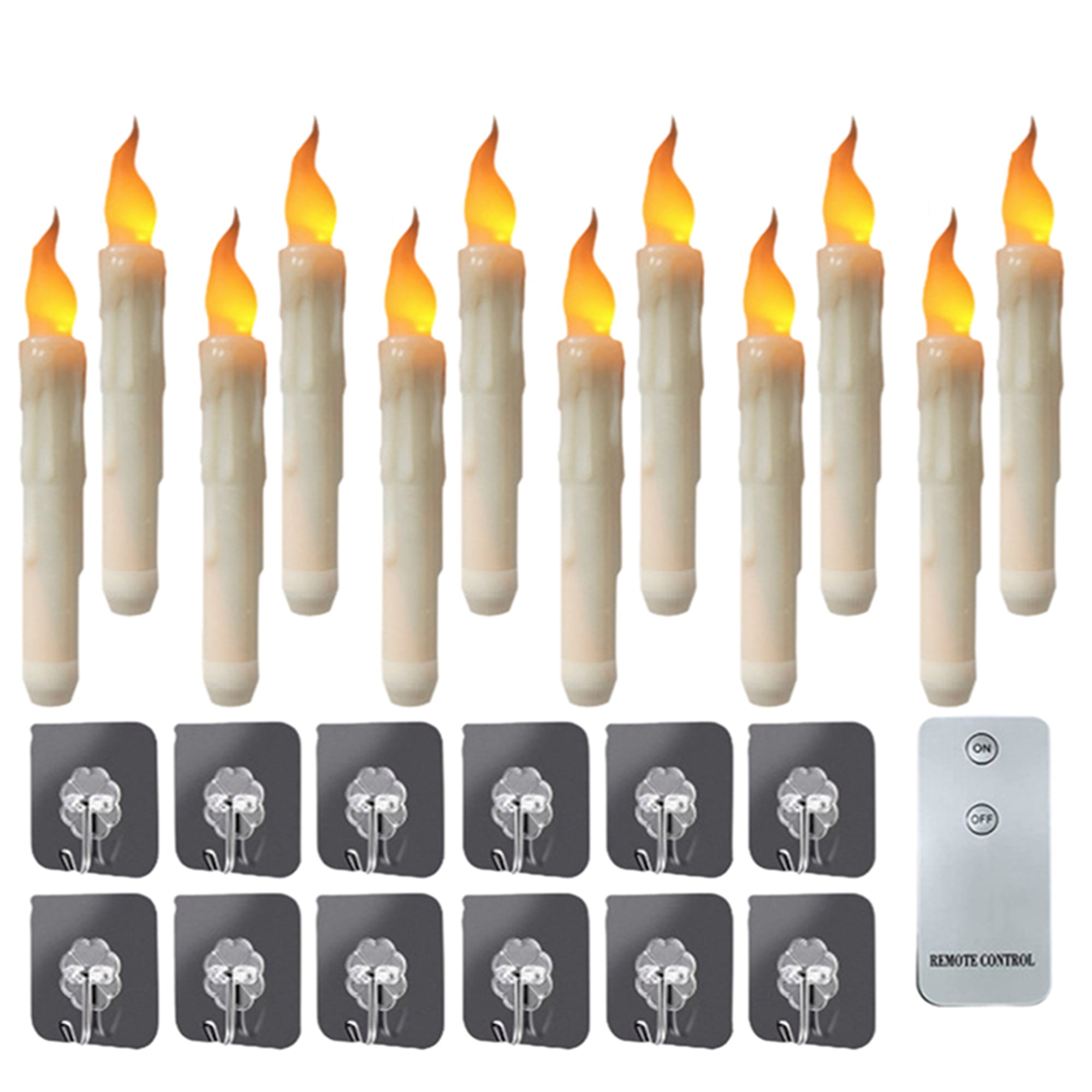 Zoiuytrg Christmas Floating Candle Lights Flameless Candles with Remote