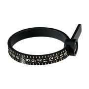 Zoiuytrg Ring Sizer, US/UK Accurate Finger Size Measuring Tape with Magnifier