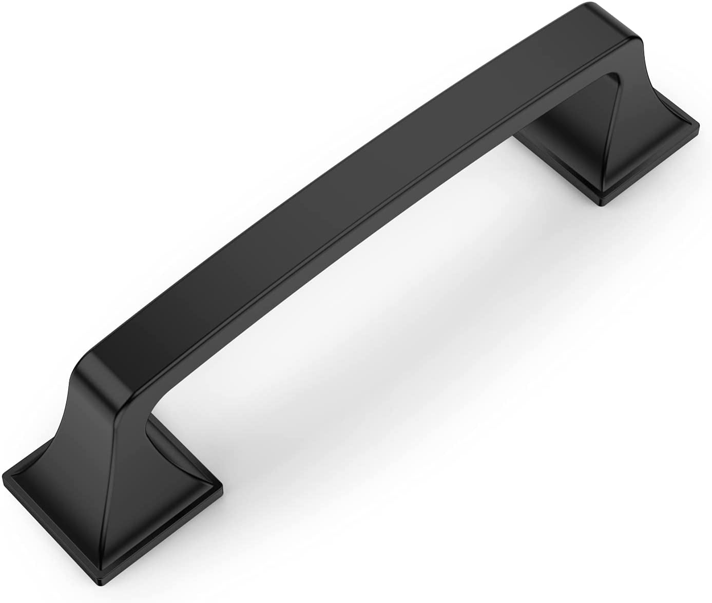 Zoizocp 1 Pack Matte Black Cabinet Pulls 3 Inch(76mm) Hole Center Cabinet Hardware Kitchen ...