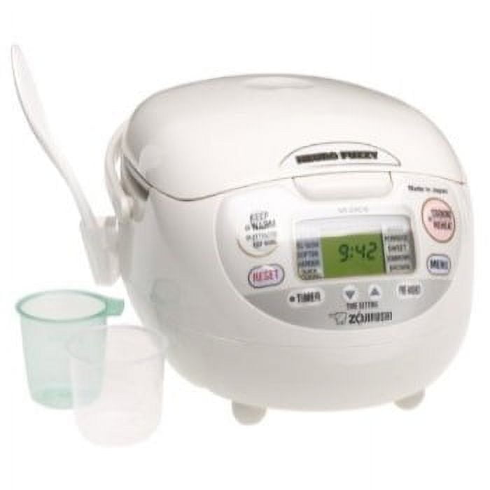 Zojirushi 10-Cup Neuro Fuzzy Rice Cooker 1.8-Liters, Premium White