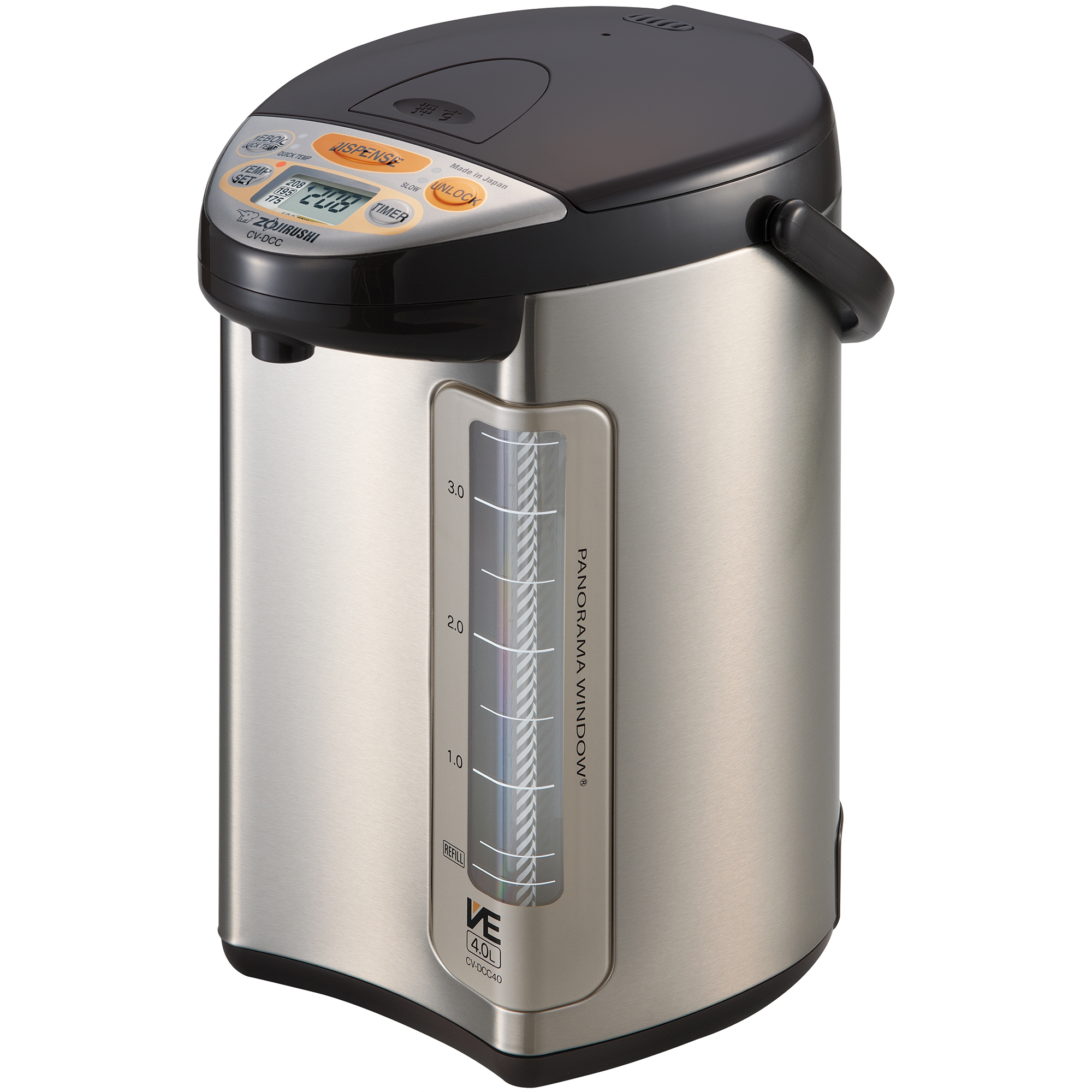 Tiger PDUA50UK Electric Water Boiler and Warmer, Stainless Black, 5.0