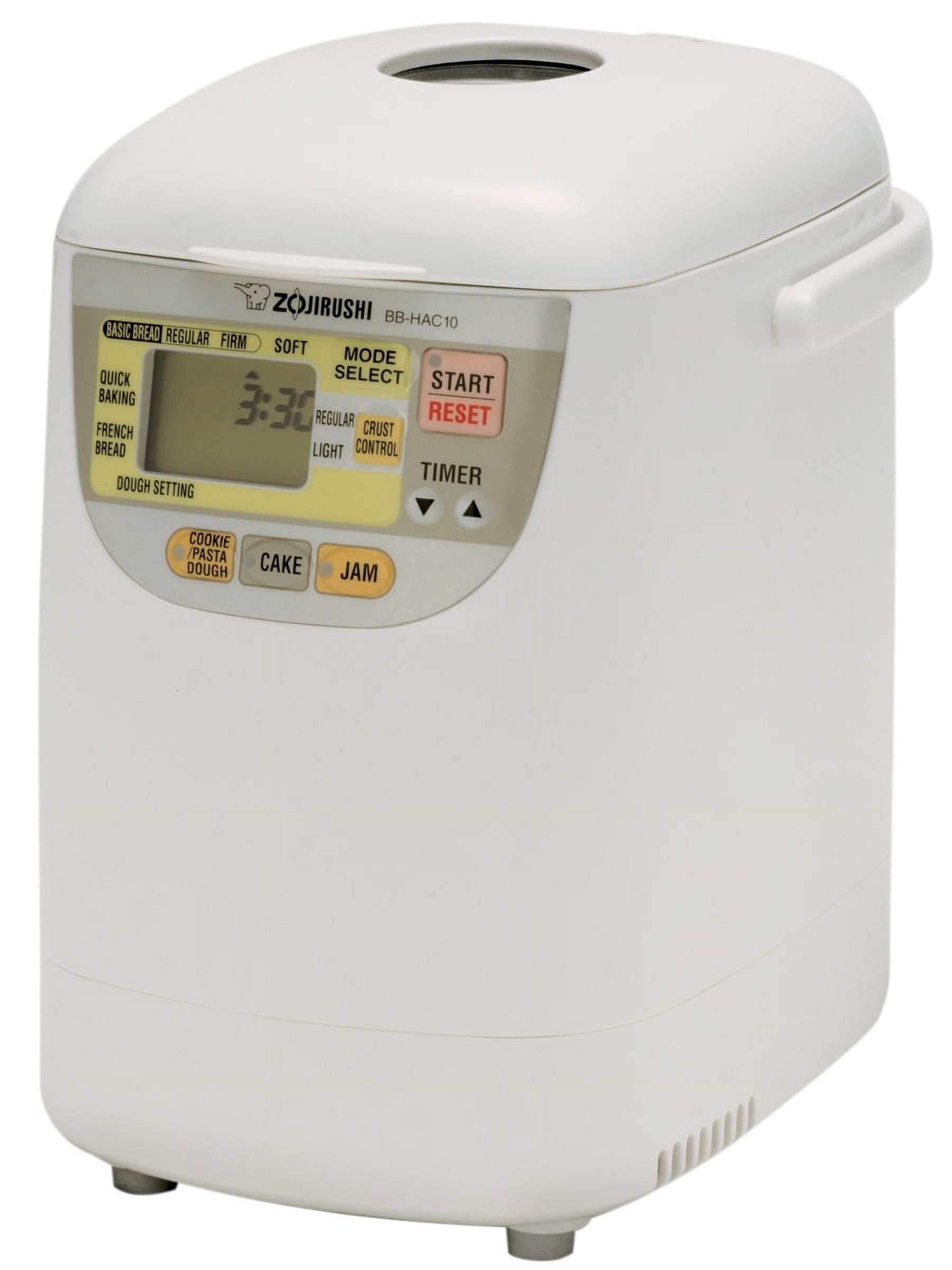 Premium White Compact Breadmaker with Delay Timer and Multiple Settings