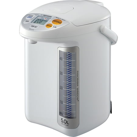 Zojirushi - Panorama Window Micom 5L Water Boiler & Warmer - White