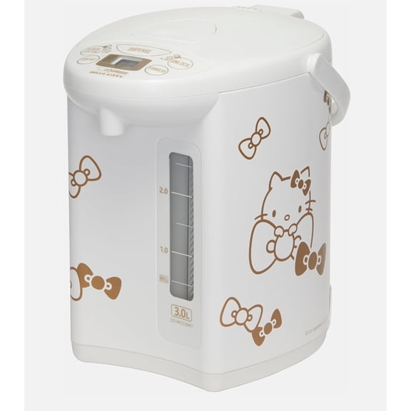 Zojirushi CD-WCC30KTWA Micom 3.0 Electric Kettle, Hello Kitty Collection White with Automatic Shut-Off