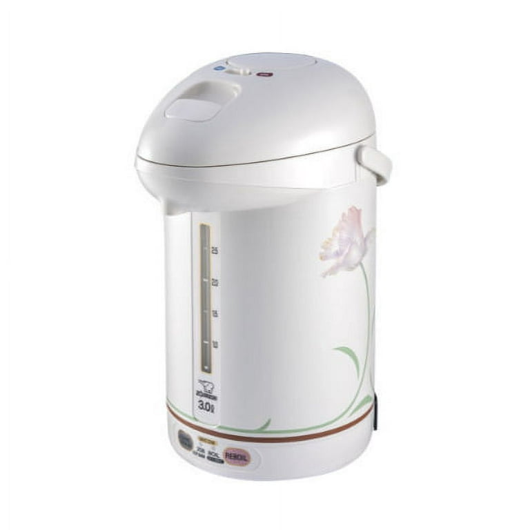 Zojirushi Micom Water Boiler, Warmer(135 oz, White) with Tumbler and Tea  Infuser