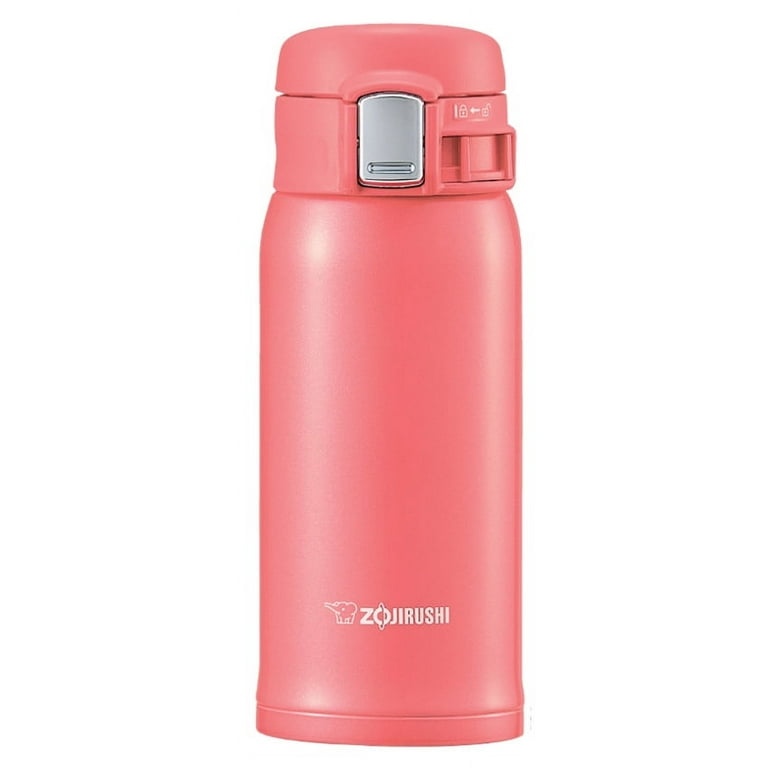 Zojirushi Coral Pink Stainless Steel Vacuum Insulated 12 Ounce Travel Mug 