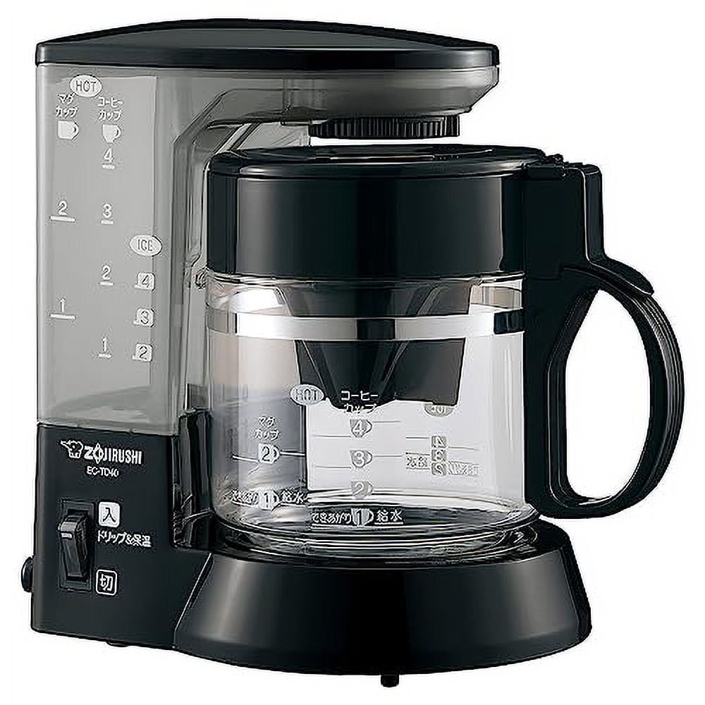 Zojirushi Drip Coffee Maker, 4-Cup Glass Container, Paper Filter