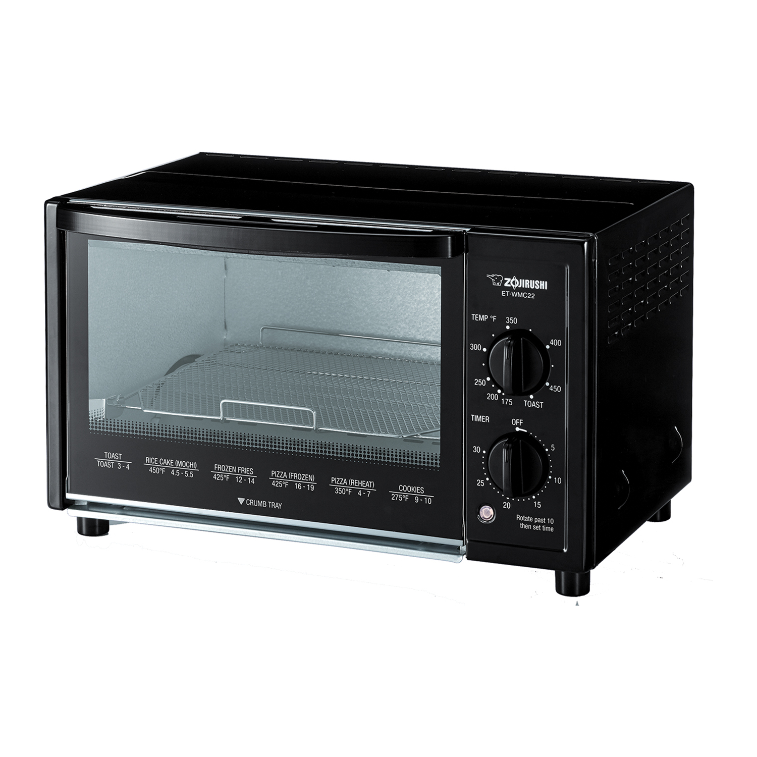Zojirushi ETWMC22BA Toaster Oven, Black