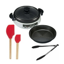 Zojirushi , Gourmet d’Expert® Electric Skillet with Basic Kitchen Tongs and 2-Piece Spatula Set