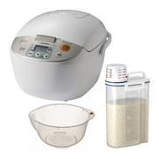 Zojirushi Micom Rice Cooker and Warmer with BPA-Free Plastic, Bowl and Drainer
