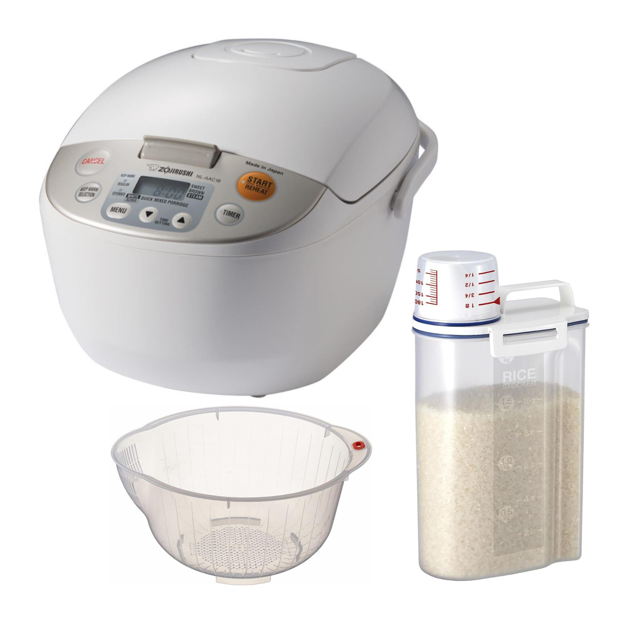 Zojirushi Rice Cooker and Warmer with Rice Washing Bowl and