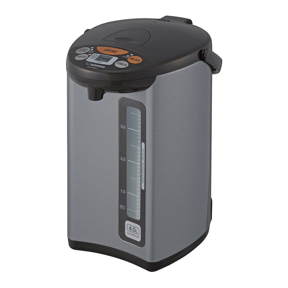 Zojirushi Micom Water Boiler & Warmer, 135 oz. / 4.0 Liters, Silver