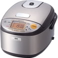 thumbnail image 1 of Zojirushi NP-GBC05 3-Cup Electric Rice Cooker, Stainless Steel - Induction Heating System, 1 of 5