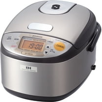Zojirushi NP-GBC05XT 3 Cup (Uncooked) Induction Heating Rice Cooker & Warmer, Stainless Dark Brown, Made in Japan