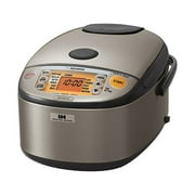 Zojirushi NP-HCC10XH Induction Heating System Rice Cooker and Warmer (5.5-Cup/ Dark Gray)