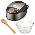 thumbnail image 1 of Zojirushi NP-NWC10XB Pressure Induction Heating Rice Cooker w/ Accessory Bundle, 1 of 7
